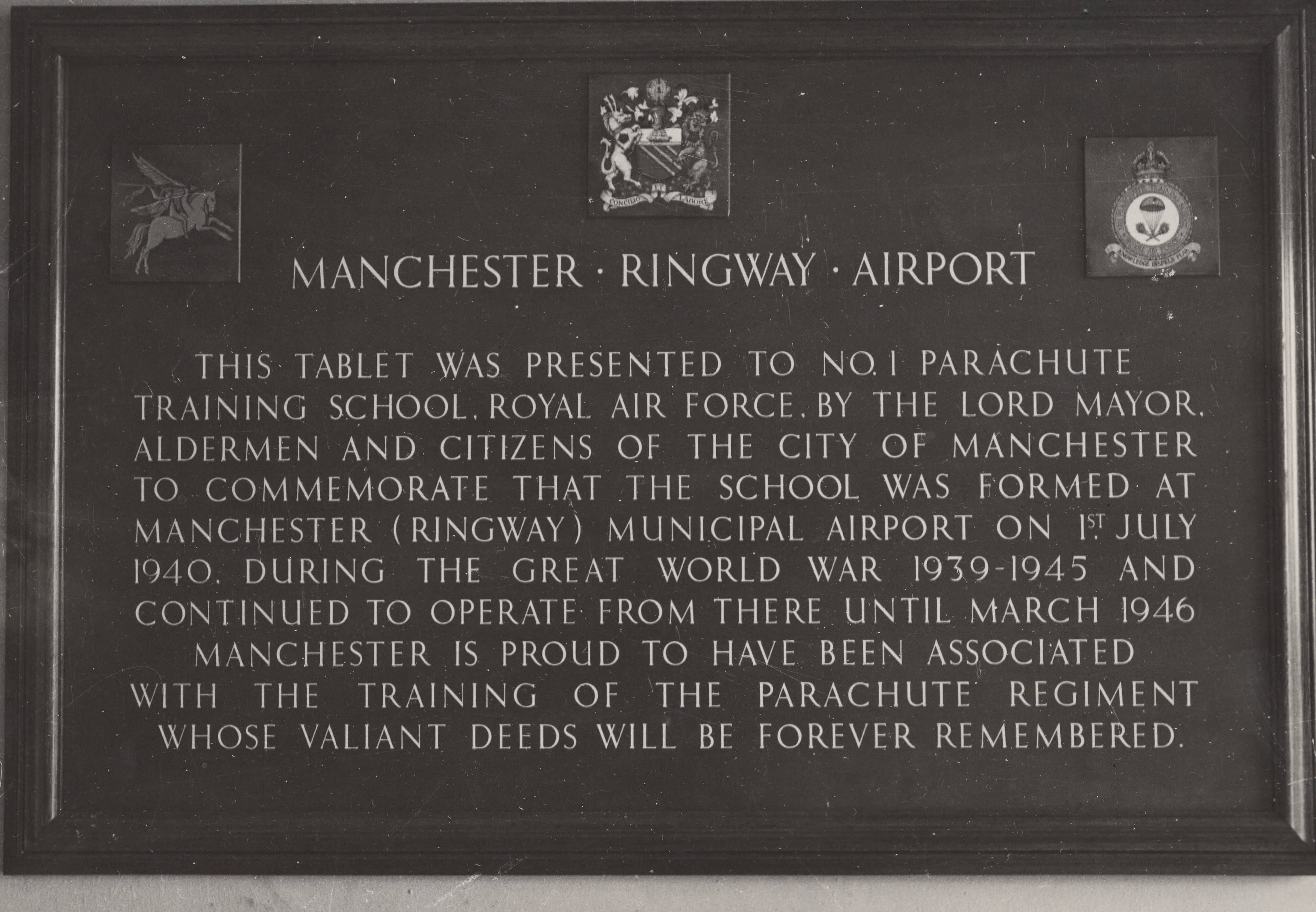 RINGWAY PLAQUE